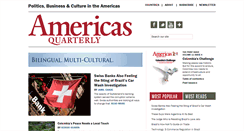 Desktop Screenshot of americasquarterly.org
